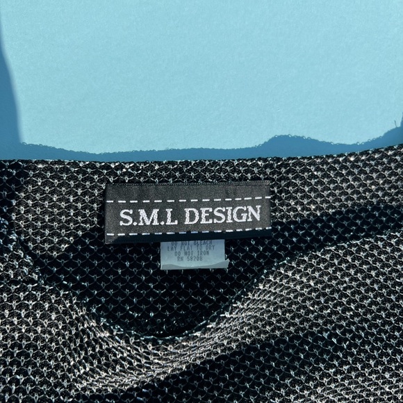 Vintage gray sparkly sleeveless top - Picture 2 of 14